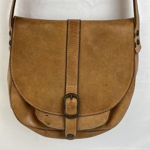Patricia Nash Barcelona Saddle Bag Cross Body. Leather